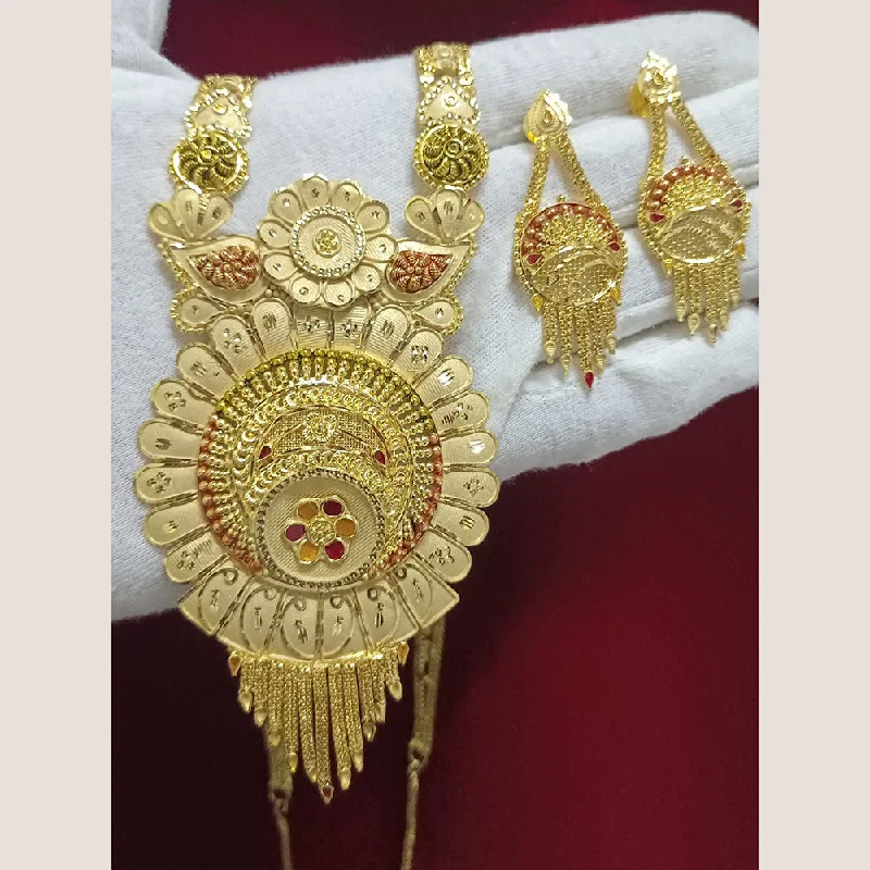 Pari Art Jewellery Forming Long Necklace Set