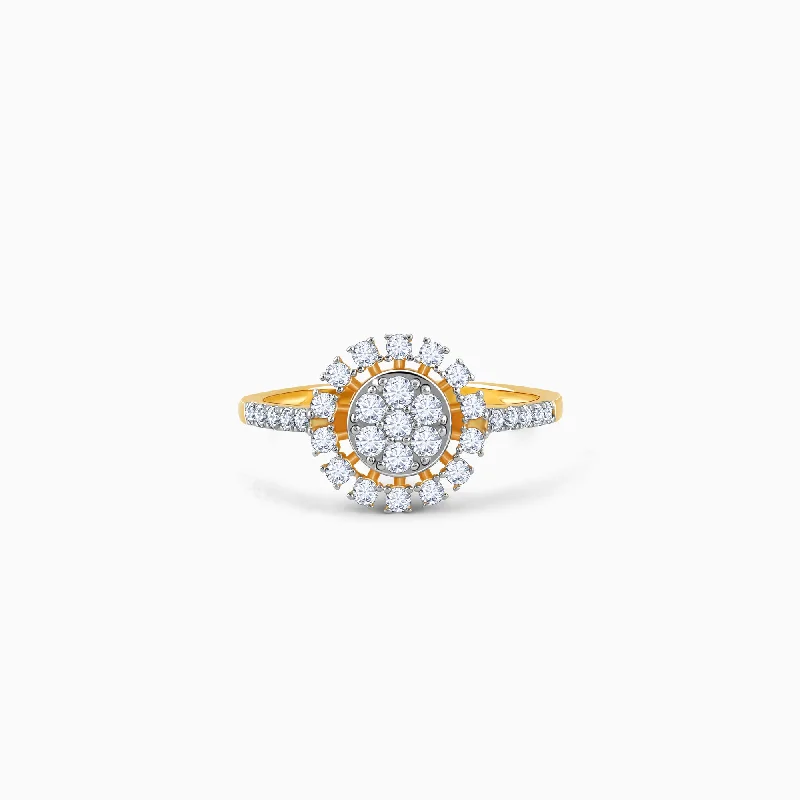 Gold Fiore Bloom Diamond Ring