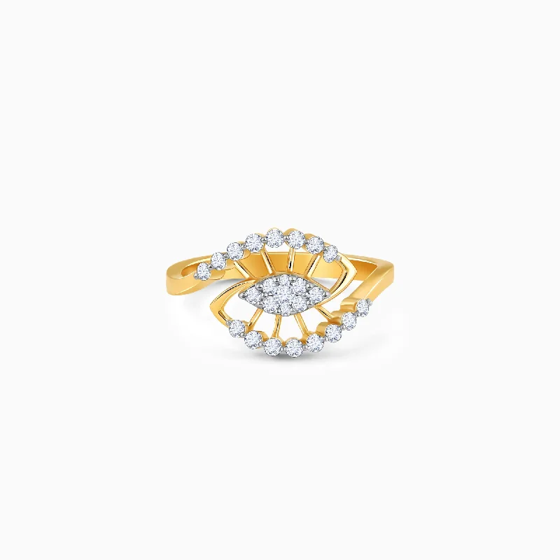 Gold Melifluos Diamond Ring