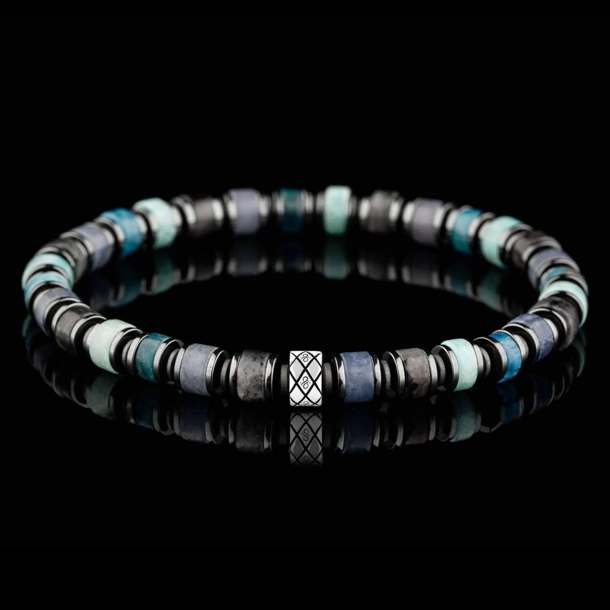 Amazonite-Aventurine-Apatite-Labradorite Bracelet IV (6mm)