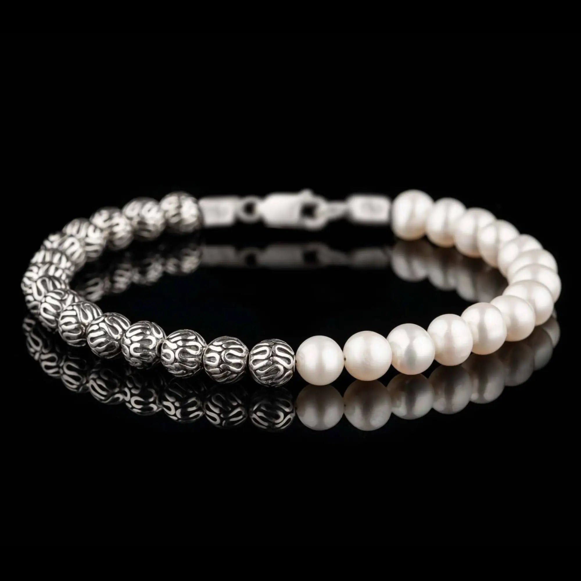 Pearl - Silver Bracelet IV (7mm)