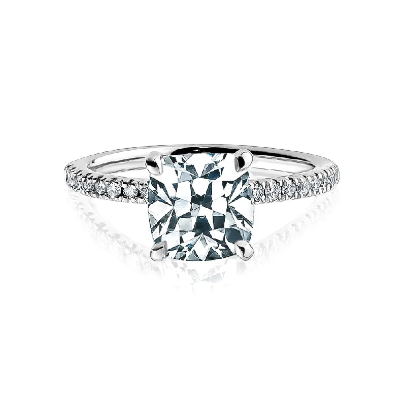 2.00ct Cushion Lab Diamond Ring