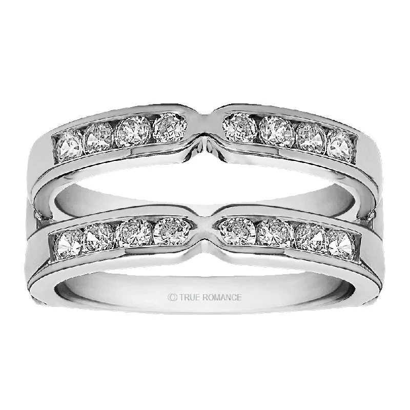 True Romance Channel Set Diamond Ring Guard, 0.25 twt.