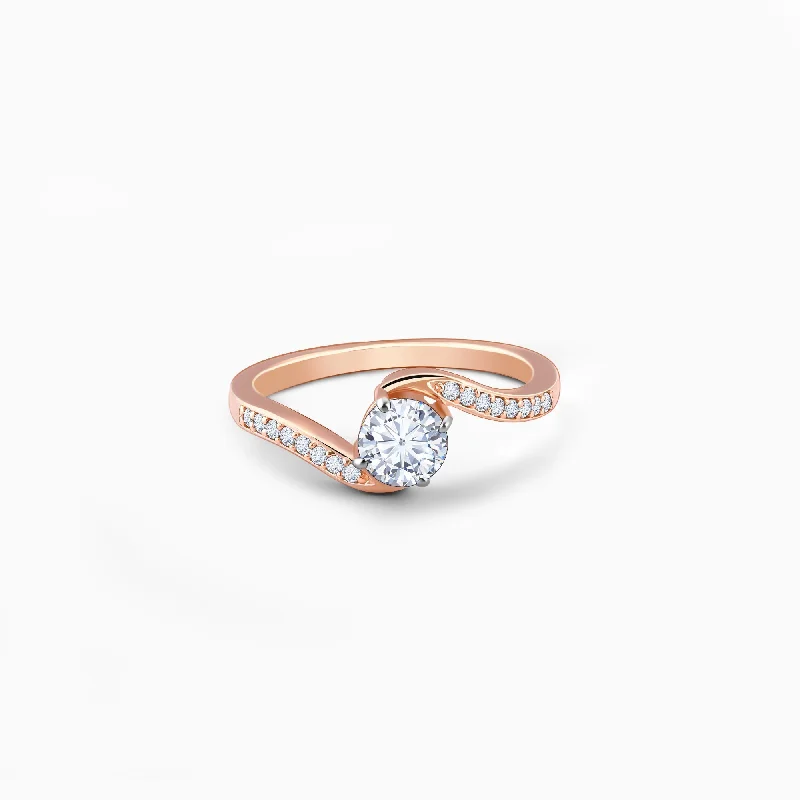 Rose Gold Stunners Diamond Ring