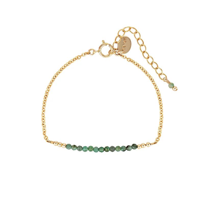 Indie Bracelet ~ Emerald