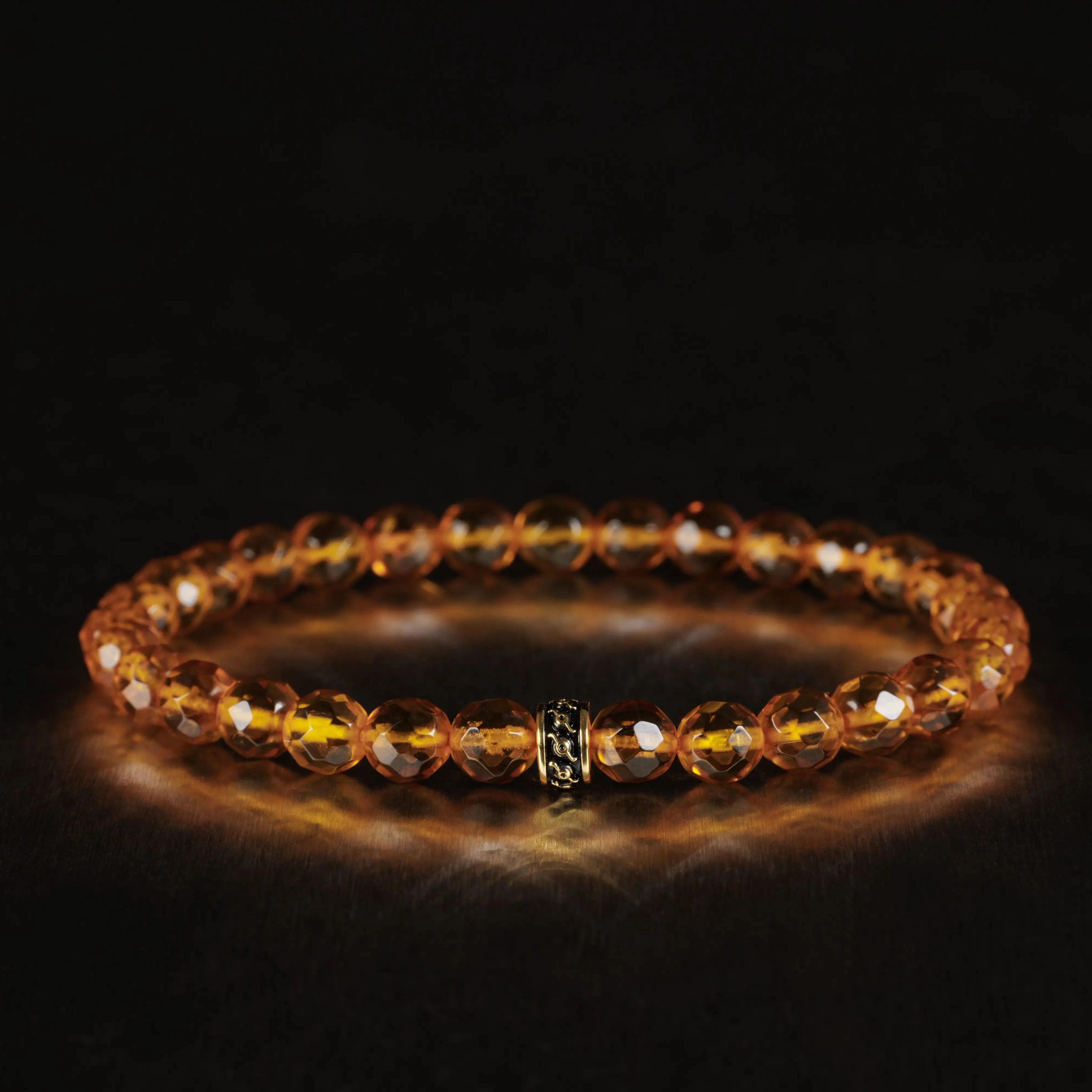 Amber Gold Bracelet I (6mm)