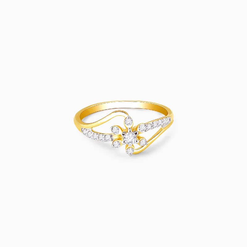 Gold Seasons Of Life Diamond Ring