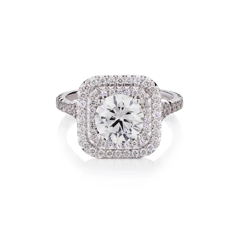 ROUND BRILLIANT CUT DIAMOND RING