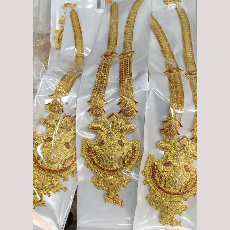 Pari Art Jewellery Forming Long Necklace Set ( 1 Piece Only )