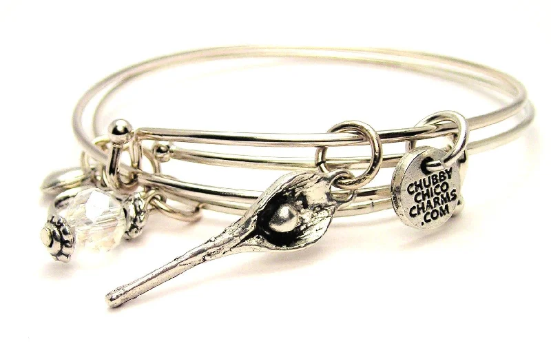 Lacrosse Stick Expandable Bangle Bracelet Set