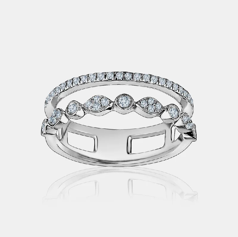 14K White Gold