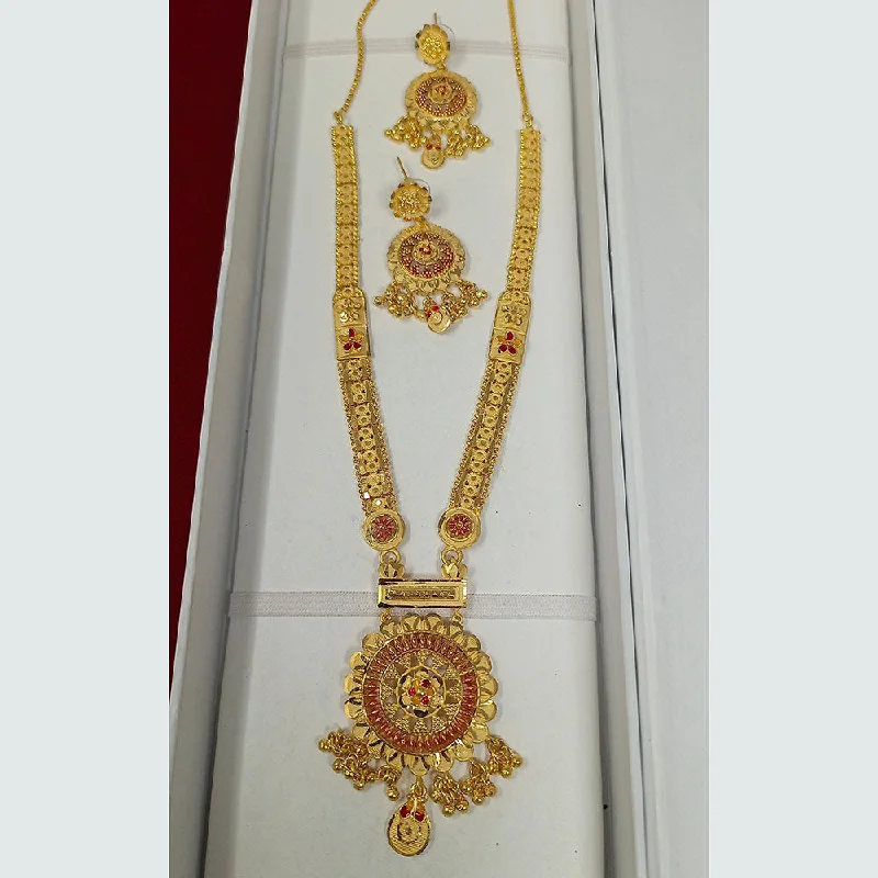 Pari Art Jewellery Forming Long Necklace Set